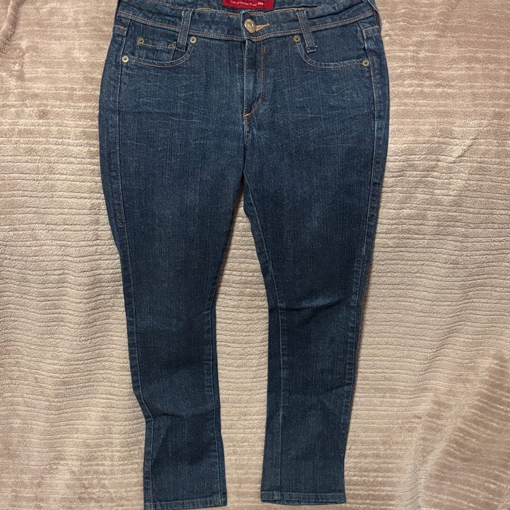 Levi's Vintage Skinny 582 Dark Blue Women's Jeans Sz 26